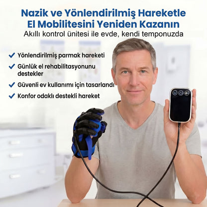 Robotik Eldiven: Ev Tipi El Egzersiz ve Fonksiyonel Hareket Destek Asistanı
